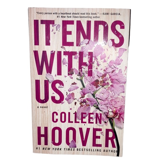 colleen hoover It ends with us book Paperback pre-owned like new . - Picture 2 of 4